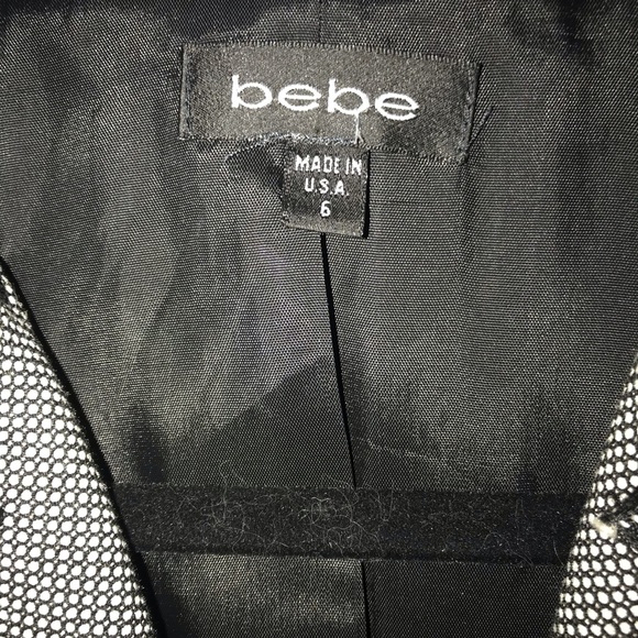 Bebe Black and white polkadotted blazer - Picture 5 of 5